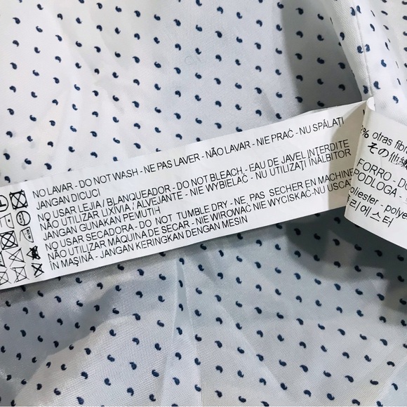 Zara Basic Collection Womens Open Blue Tweed Lined Blazer Suit Jacket Sz M - Picture 8 of 12